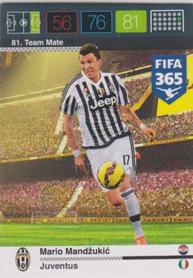 Adrenalyn FIFA 365 #081 Mario Mandzukic