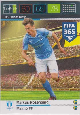 Adrenalyn FIFA 365 #096 Markus Rosenberg
