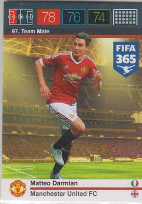 Adrenalyn FIFA 365 #097 Matteo Darmian