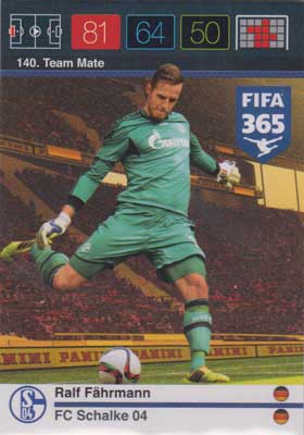 Adrenalyn FIFA 365 #140 Ralf Fahrmann