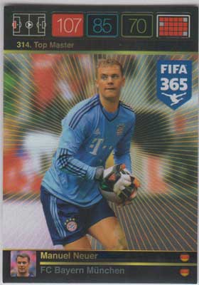 Adrenalyn FIFA 365 #314 Manuel Neuer