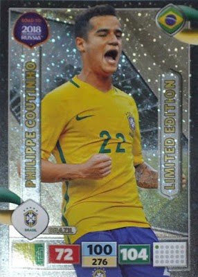 Panini Road To World Cup Russia 2018 Philippe Coutinho - Brazil