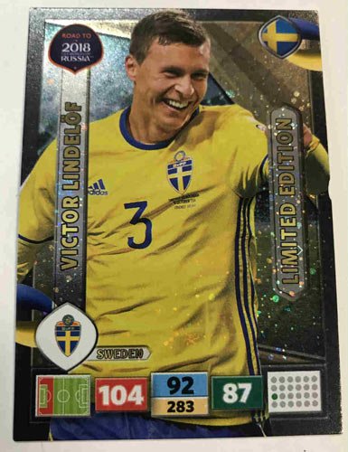 Panini Road To World Cup Russia 2018 Victor Lindelöf / Lindelof - Sweden