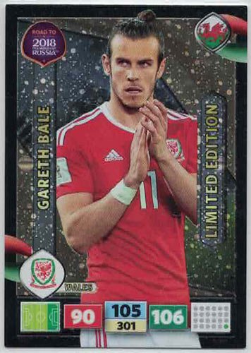 Panini Road To World Cup Russia 2018 XXL Gareth Bale - Wales (Stort kort)