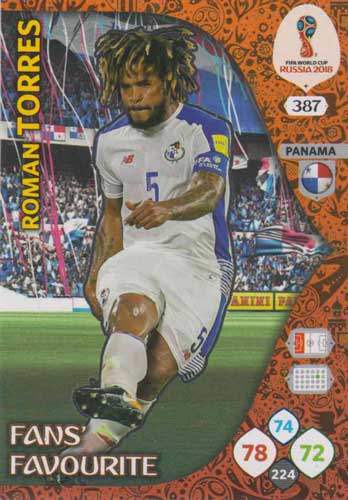 Adrenalyn World Cup 2018 #387 Roman Torres (Panama)