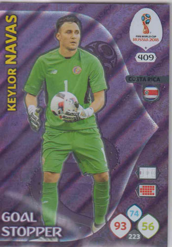 Adrenalyn World Cup 2018 #409 Keylor Navas (Costa Rica)