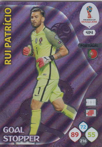 Adrenalyn World Cup 2018 #414 Rui Patricio (Portugal)