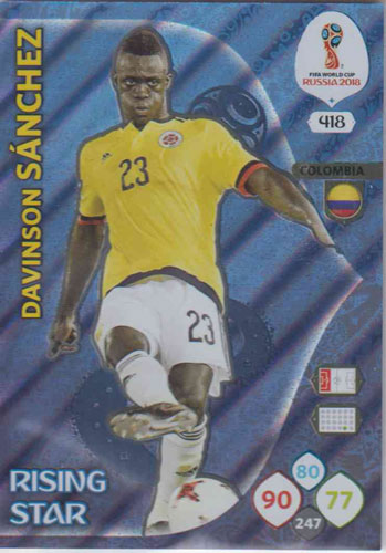 Adrenalyn World Cup 2018 #418 Davinson Sanchez (Colombia)