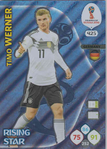 Adrenalyn World Cup 2018 #425 Timo Werner (Germany)