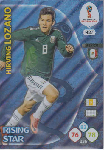 Adrenalyn World Cup 2018 #427 Hirving Lozano (Mexico)
