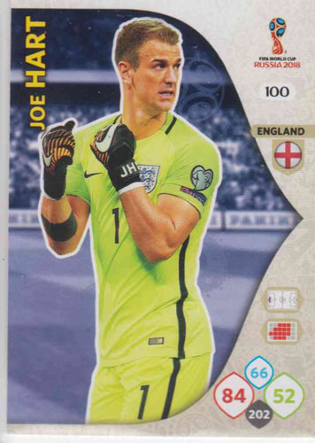 Adrenalyn World Cup 2018 #100 Joe Hart (England)