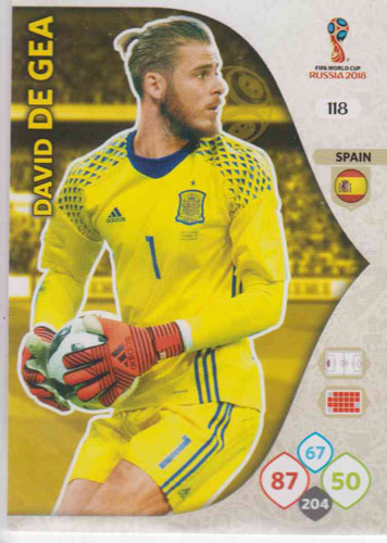 Adrenalyn World Cup 2018 #118 David De Gea (Spain)