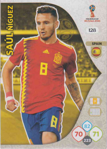 Adrenalyn World Cup 2018 #128 Saul Niguez (Spain)