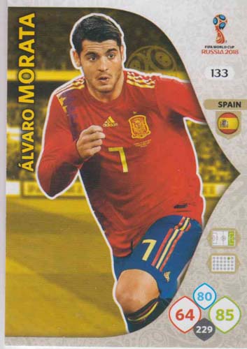 Adrenalyn World Cup 2018 #133 Alvaro Morata (Spain)