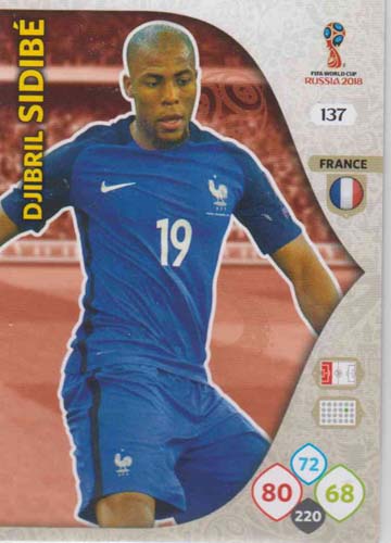 Adrenalyn World Cup 2018 #137 Djibril Sidibe (France)