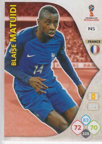 Adrenalyn World Cup 2018 #145 Blaise Matuidi (France)