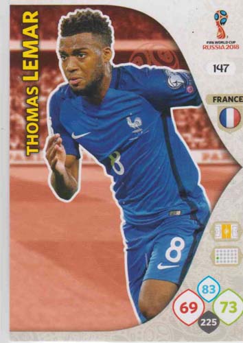 Adrenalyn World Cup 2018 #147 Thomas Lemar (France)