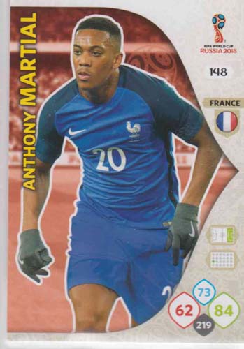 Adrenalyn World Cup 2018 #148 Anthony Martial (France)