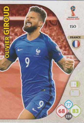 Adrenalyn World Cup 2018 #150 Olivier Giroud (France)