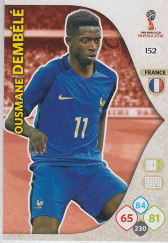 Adrenalyn World Cup 2018 #152 Ouamane Dembele (France)