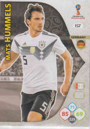 Adrenalyn World Cup 2018 #157 Mats Hummels (Germany)