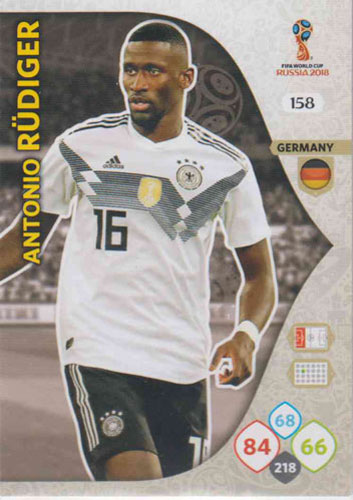 Adrenalyn World Cup 2018 #158 Antonio Rudiger (Germany)