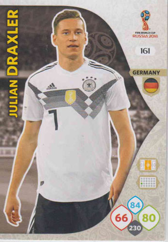 Adrenalyn World Cup 2018 #161 Julian Draxler (Germany)