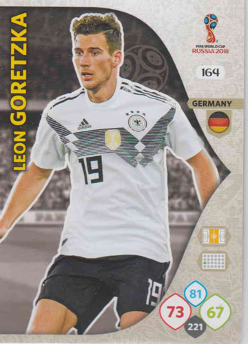 Adrenalyn World Cup 2018 #164 Leon Goretzka (Germany)