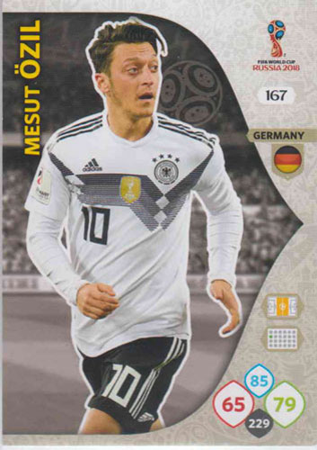 Adrenalyn World Cup 2018 #167 Mesut Ozil (Germany)