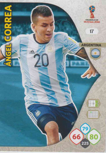 Adrenalyn World Cup 2018 #017 Angel Correa (Argentina)
