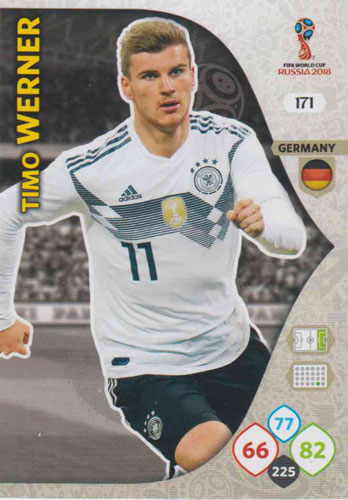 Adrenalyn World Cup 2018 #171 Timo Werner (Germany)
