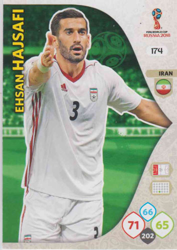 Adrenalyn World Cup 2018 #174 Ehsan Hajsafi (Iran)