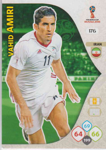 Adrenalyn World Cup 2018 #176 Vahid Amiri (Iran)