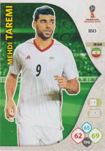 Adrenalyn World Cup 2018 #180 Mehdi Taremi (Iran)