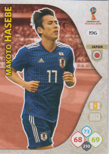 Adrenalyn World Cup 2018 #196 Makoto Hasebe (Japan)