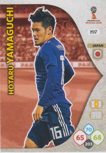 Adrenalyn World Cup 2018 #197 Hotaru Yamaguchi (Japan)
