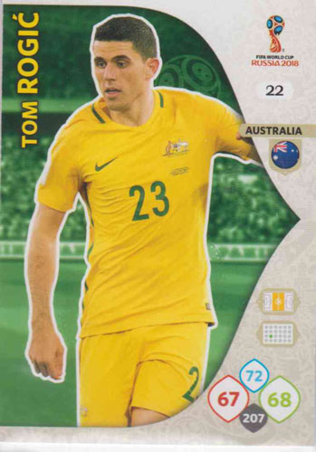 Adrenalyn World Cup 2018 #022 Tom Rogic (Australia)