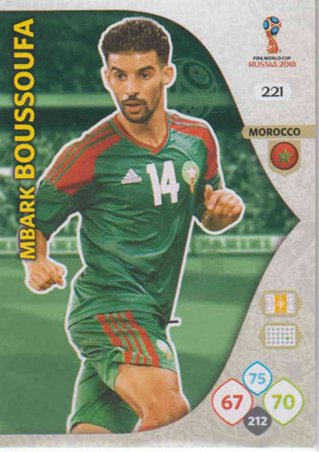 Adrenalyn World Cup 2018 #221 Mbark Noussoufa (Morocco)