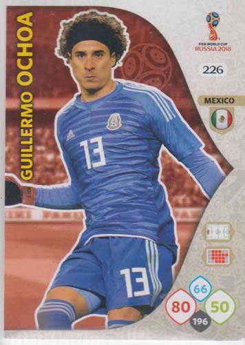 Adrenalyn World Cup 2018 #226 Guillermo Ochoa (Mexico)