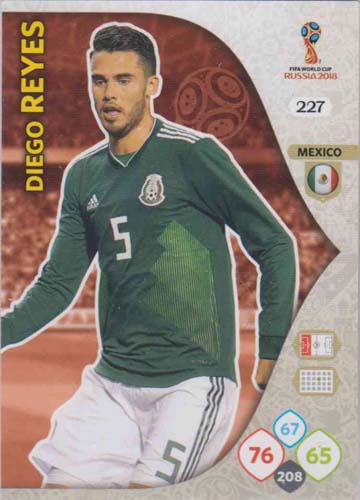 Adrenalyn World Cup 2018 #227 Diego Reyes (Mexico)
