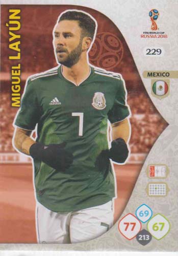 Adrenalyn World Cup 2018 #229 Miguel Layun (Mexico)