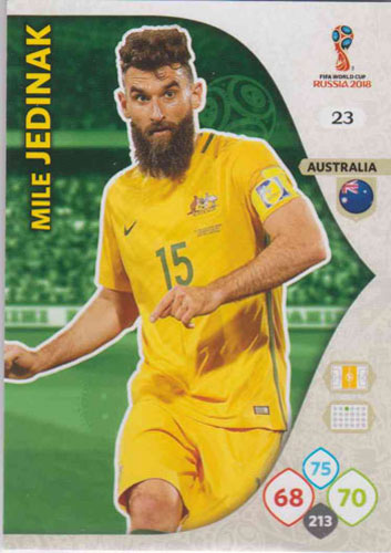 Adrenalyn World Cup 2018 #023 Mile Jedinak (Australia)