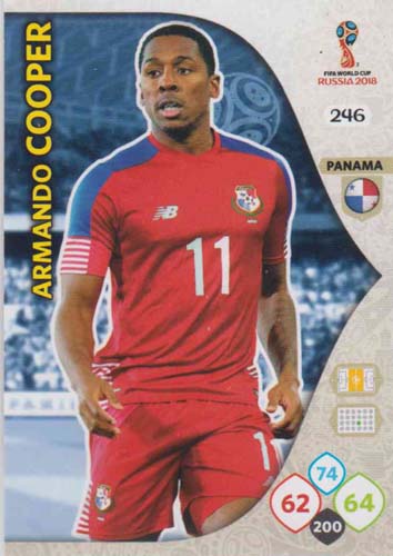 Adrenalyn World Cup 2018 #246 Armando Cooper (Panama)