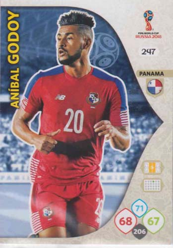 Adrenalyn World Cup 2018 #247 Anibal Godoy (Panama)