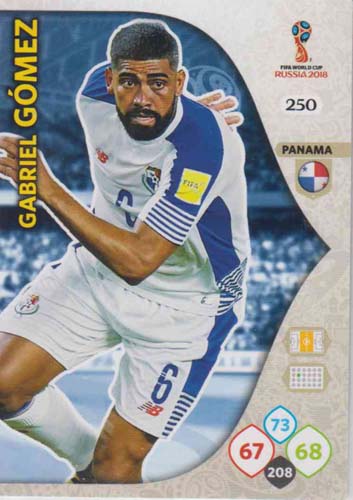 Adrenalyn World Cup 2018 #250 Gabriel Gomez (Panama)