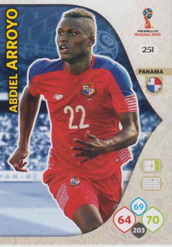 Adrenalyn World Cup 2018 #251 Abdiel Arroyo (Panama)