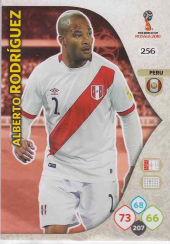 Adrenalyn World Cup 2018 #256 Alberto Rodriguez (Peru)