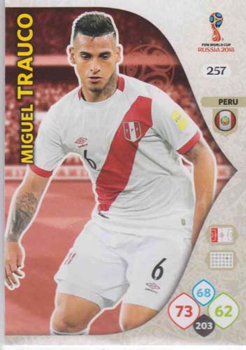Adrenalyn World Cup 2018 #257 Miguel Trauco (Peru)