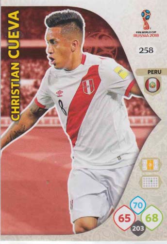 Adrenalyn World Cup 2018 #258 Christian Cueva (Peru)