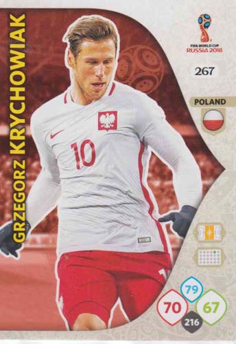 Adrenalyn World Cup 2018 #267 Grzegorz Krychowiak (Poland)